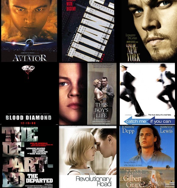 Leonardo dicaprio movies he has been in