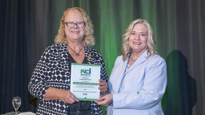 Chancellor Kristin Sobolik honored with Visionary Leadership Award at annual North County Inc. Leadership Breakfast