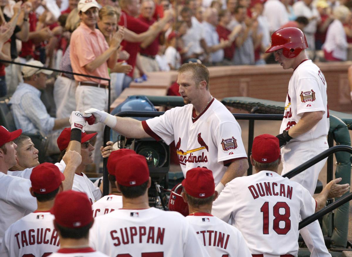 Former Cardinals player Chris Duncan, who helped team win World