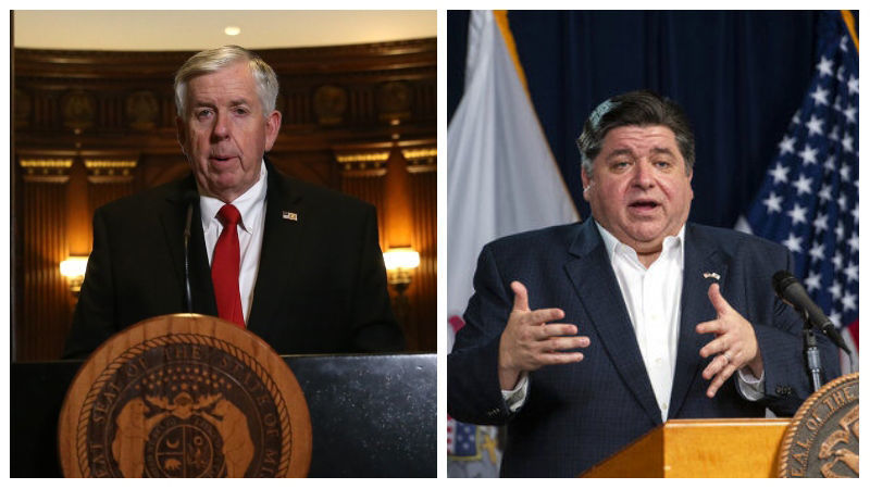 Missouri, Illinois governors diverge on reopening strategy. What will it mean for St. Louis ...