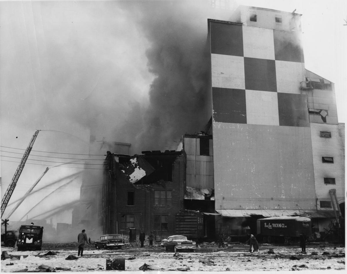 Ralston Purina feed mill fire