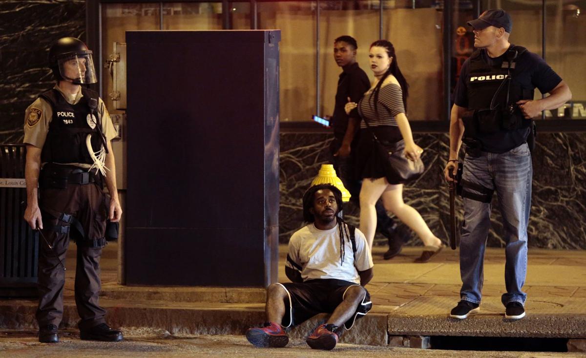 Officers shut down downtown entertainment district