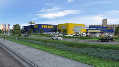 Ikea store rendering