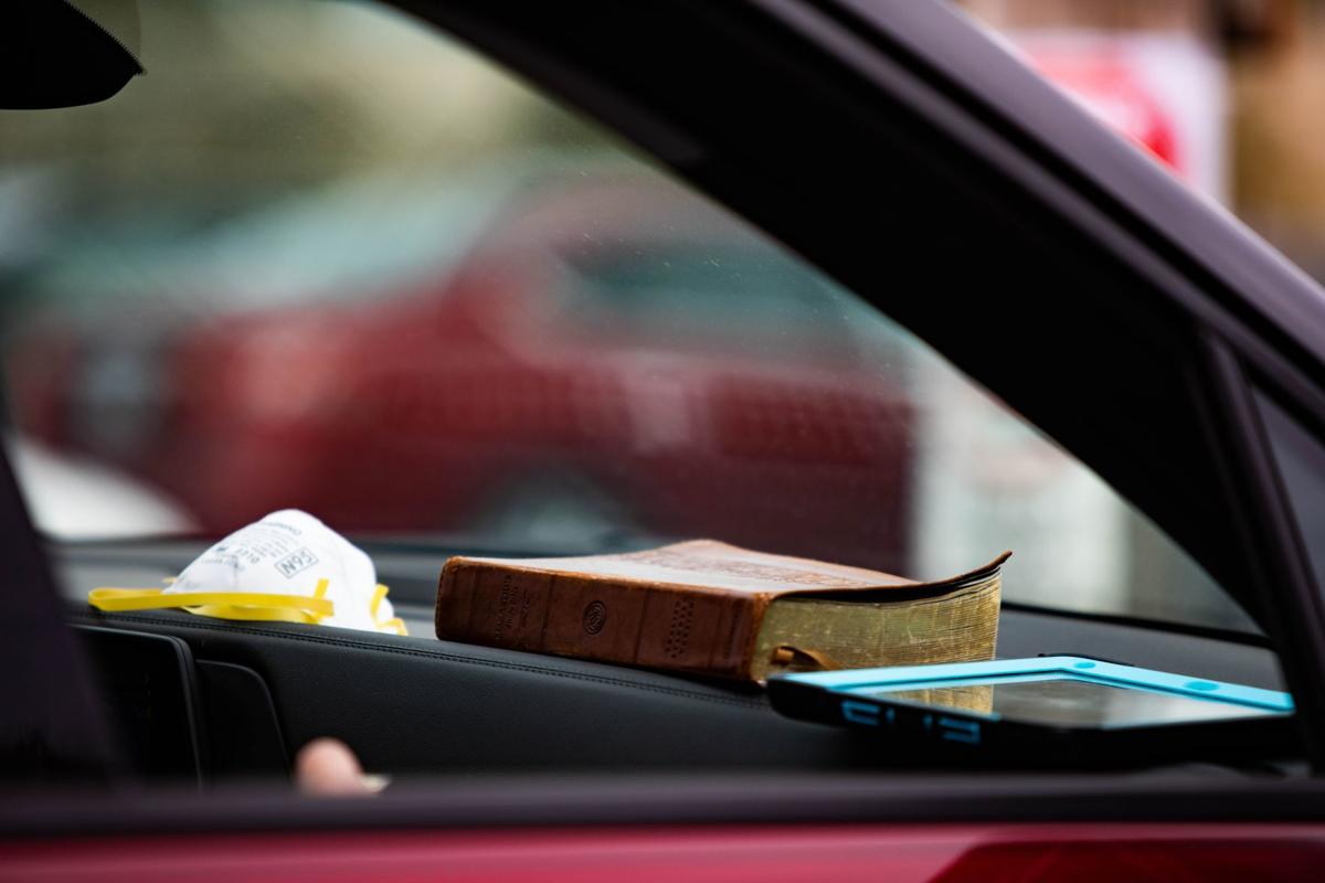 Easter Sunday parking lot mass in St. John