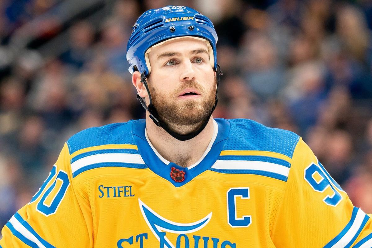 Blues captain Ryan O'Reilly talks after team's first scrimmage of the year  