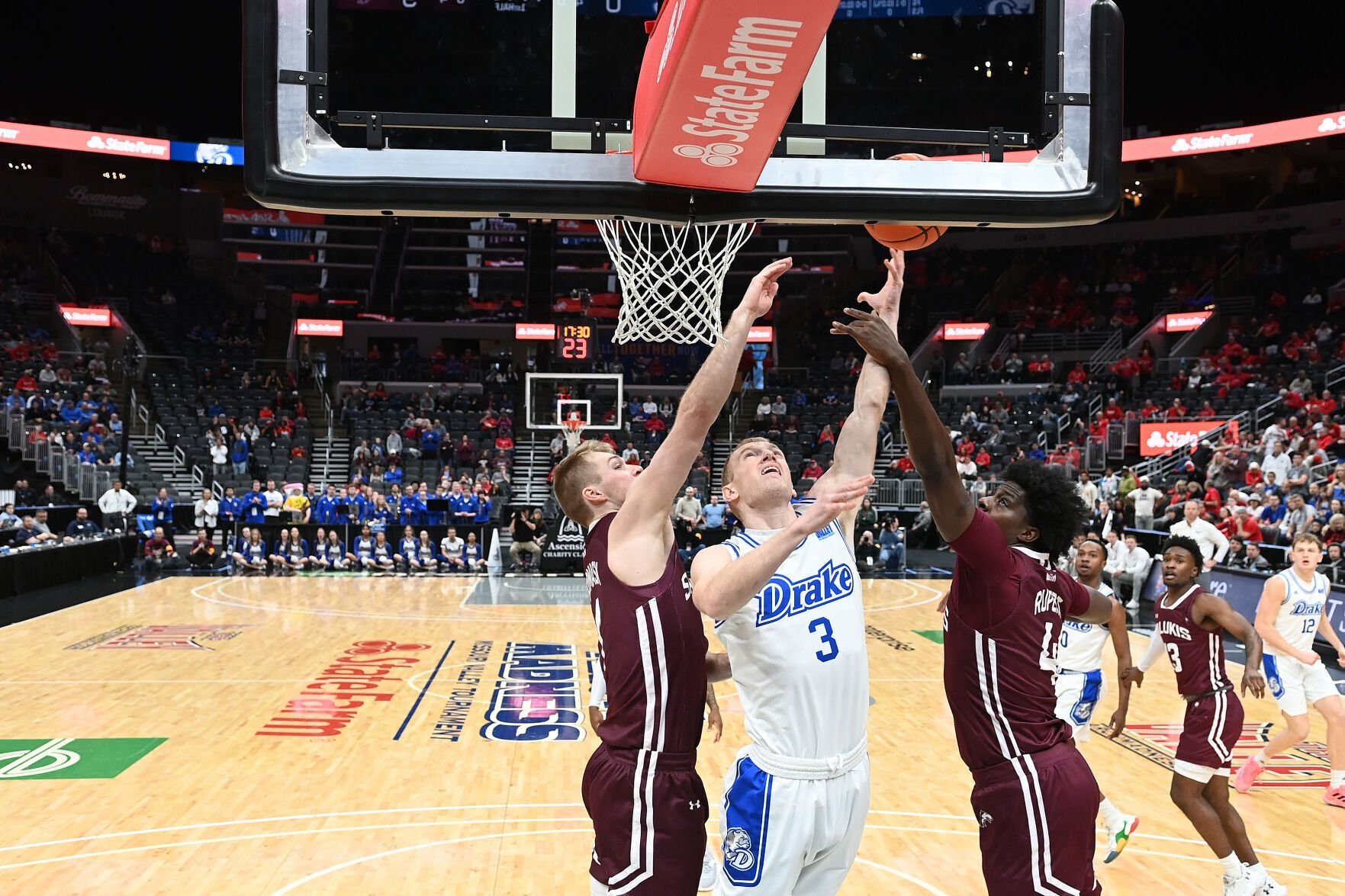 Drake s Darnell Brodie gets aggressive rebounding leads team to