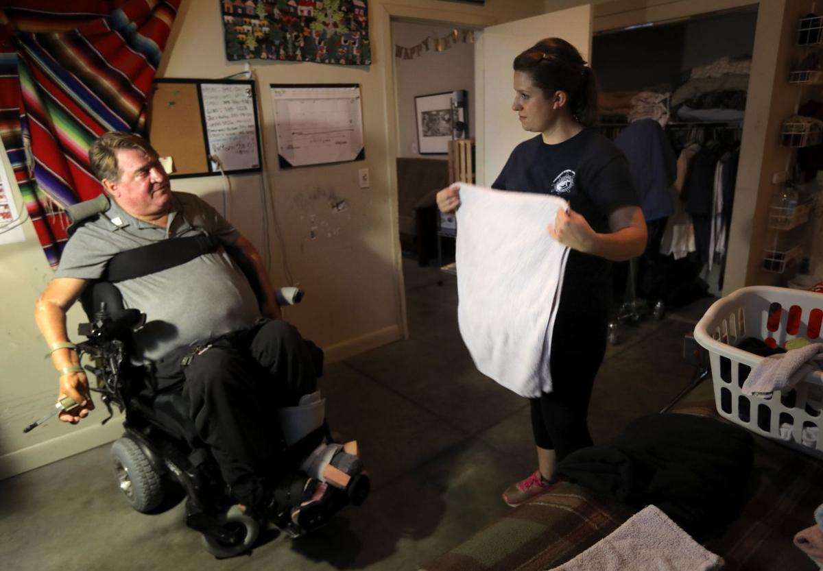 After funding cuts for the disabled, some fear they may be forced into a nursing home