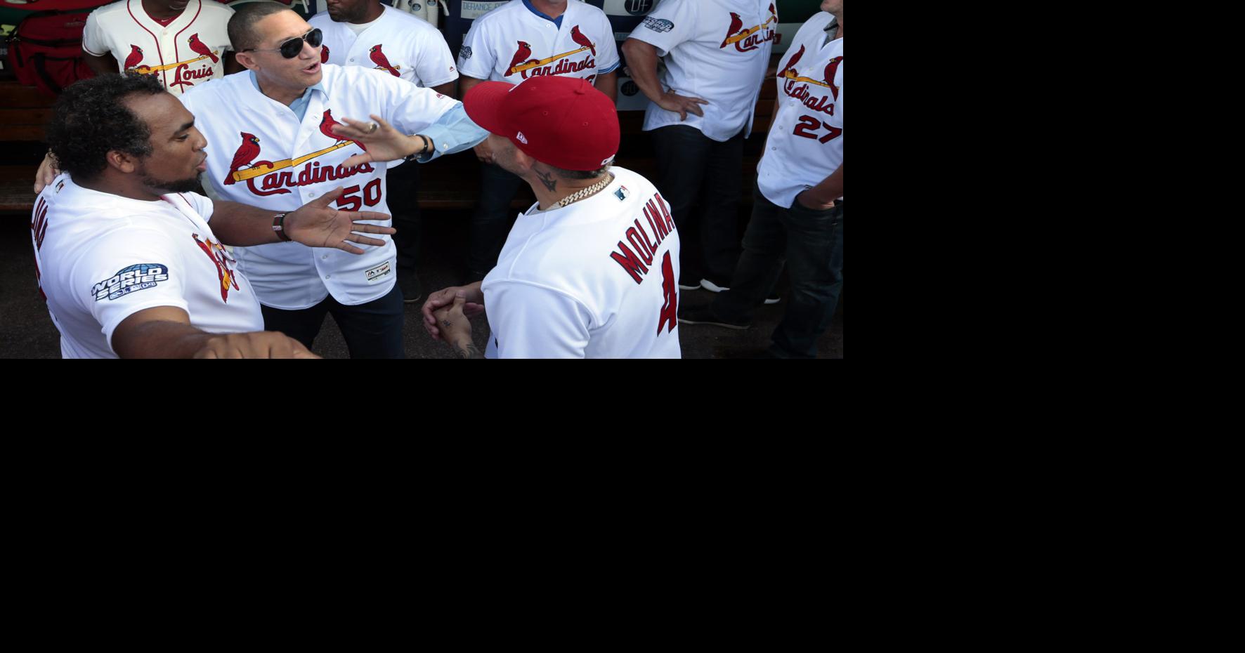 Cardinals celebrate history of uniform logo
