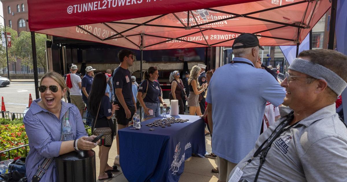 Tunnel to Towers Foundation visits Busch Stadium