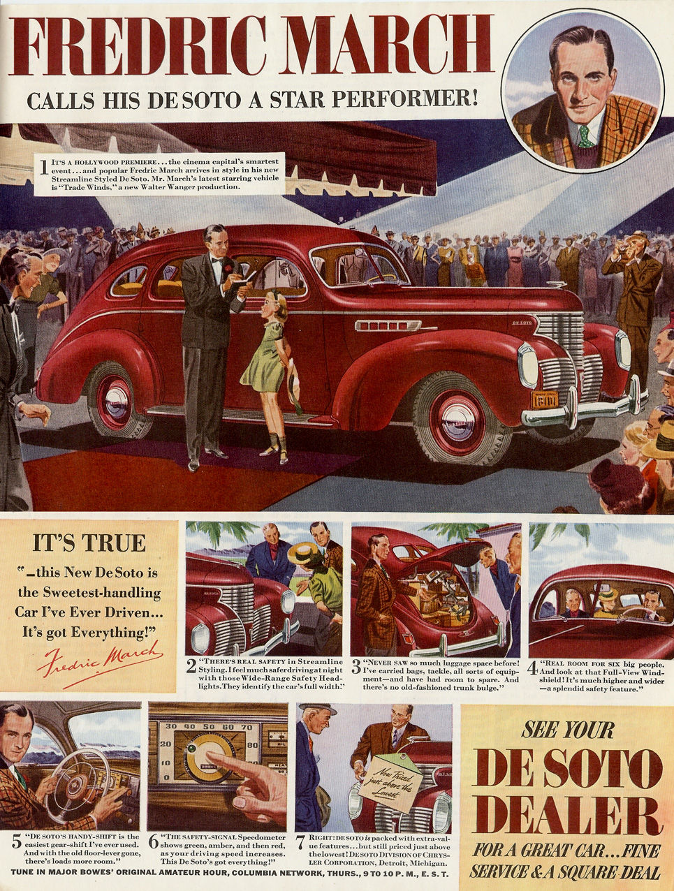 The 1939 De Soto: Believe it or not, it's low-priced!