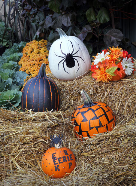 36 Jack O Lanterns Iron On Rhinestone Transfer Lot Halloween Pumpkins