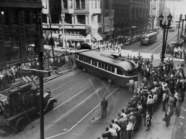 May 21, 1966: The end of the line for streetcars ran in St. Louis | Post-Dispatch Archives ...