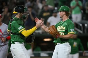 MLB: St. Louis Cardinals at Athletics