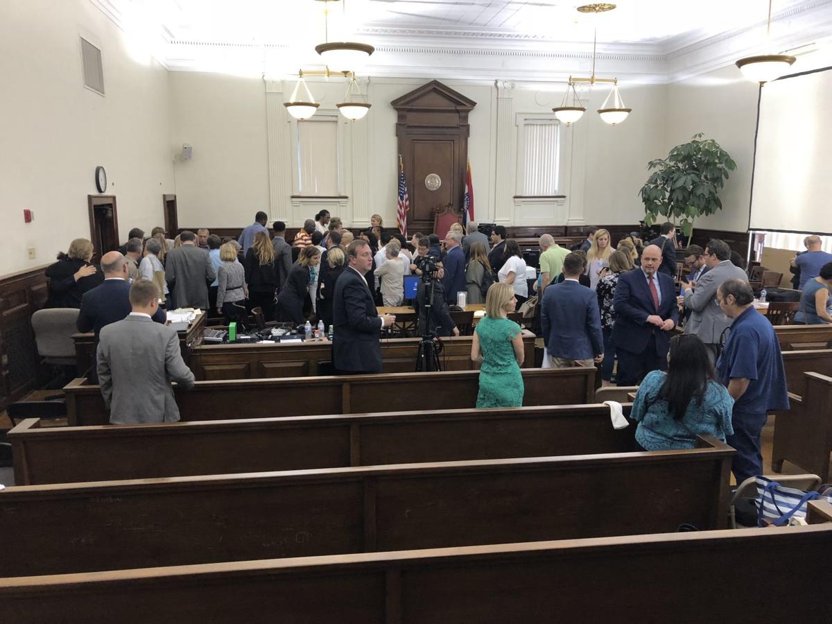 Plaintiffs thank jurors after they award $4.69 billion in damages in St. Louis talcum powder lawsuit