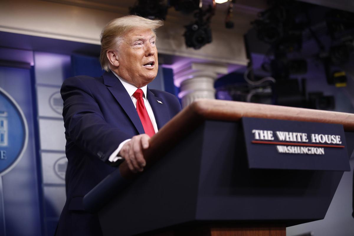 Virus Outbreak Trump
