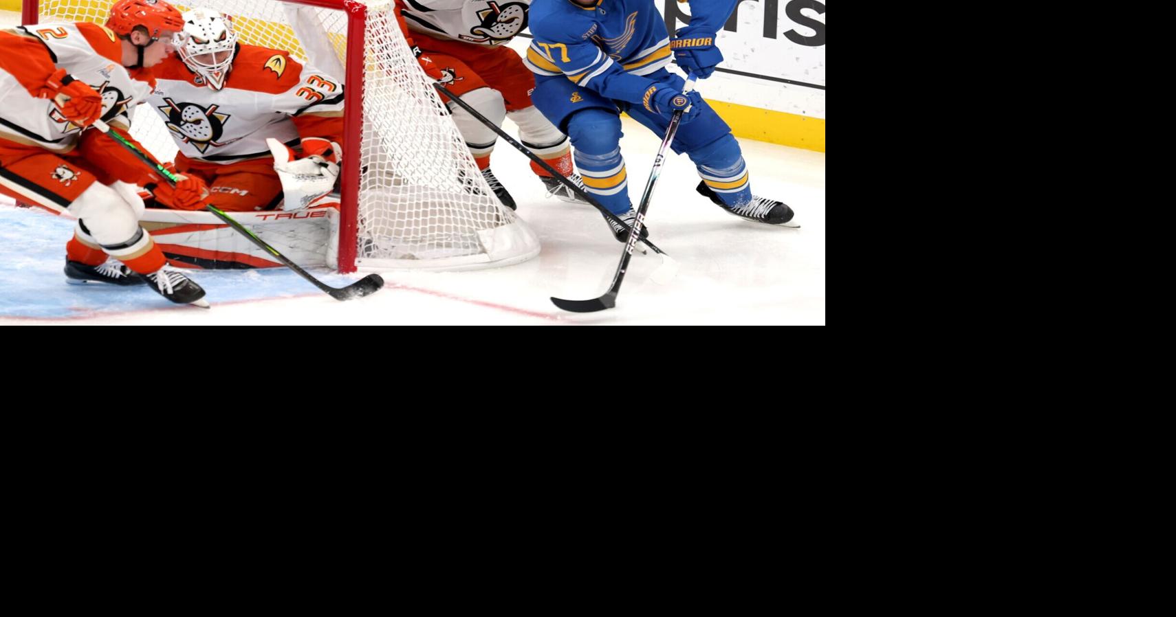 Injured forwards Nick Bjugstad, Nathan Walker back at Blues practice