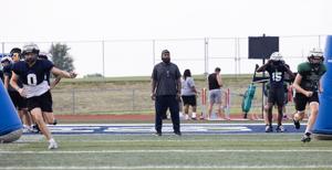Timberland football practice