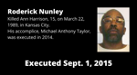 Executed Sept. 1, 2015: Roderick Nunley