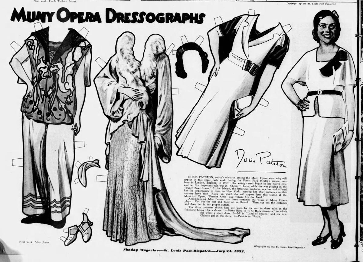 From The Archives Muny Stars As Paper Dolls With Costumes