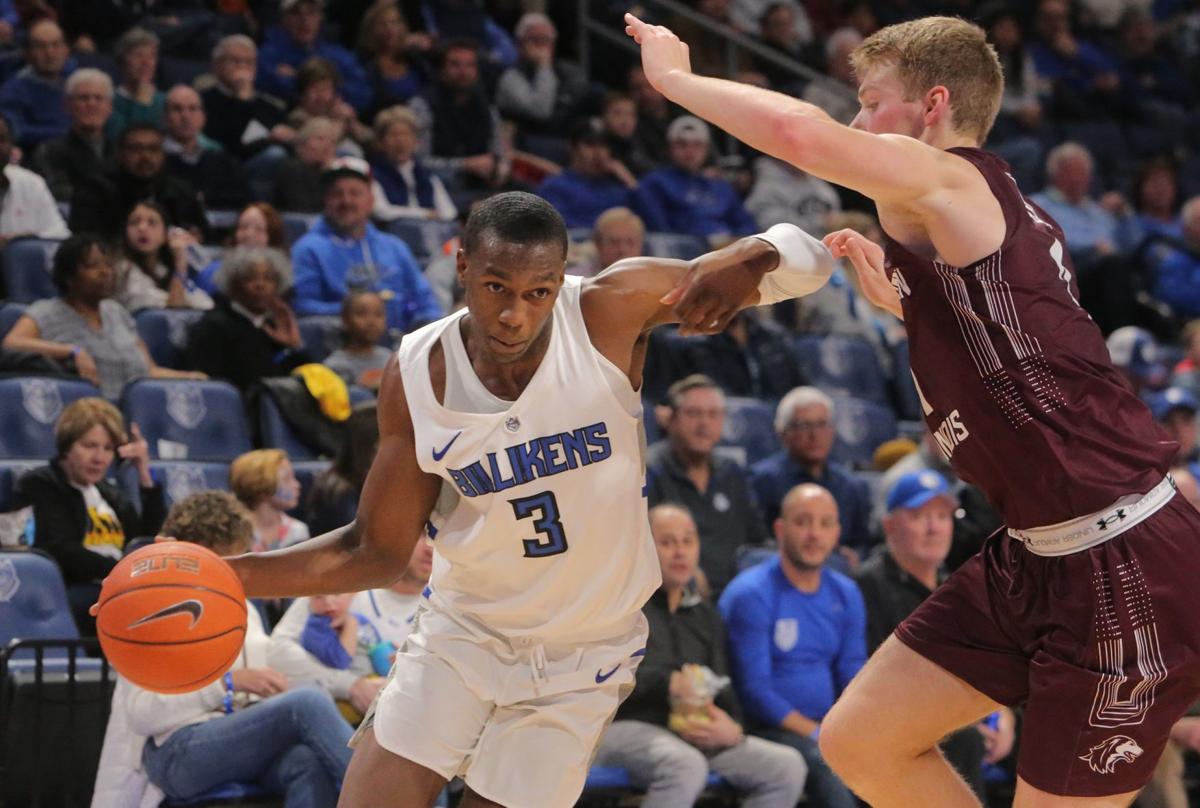 The Billikens and Salukis battle at Chaifetz Arena