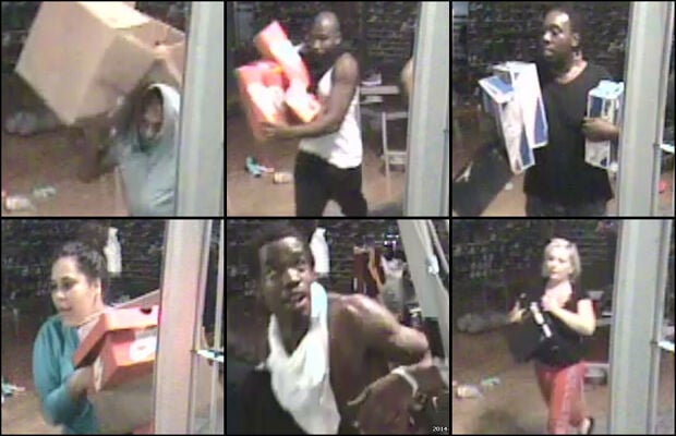 Surveillance shows looting of shoe store near Ferguson night after Michael  Brown's death