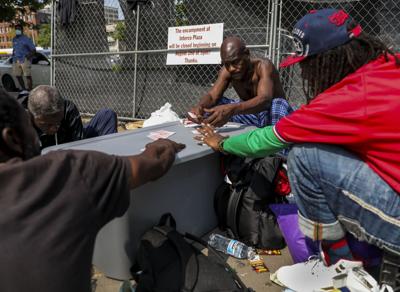 Eviction threatened for unhoused encampment