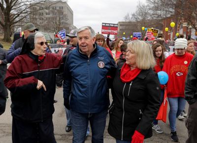 Parson speaks at Midwest March for Life