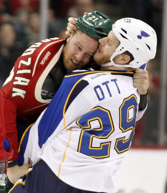 steve ott blues jersey