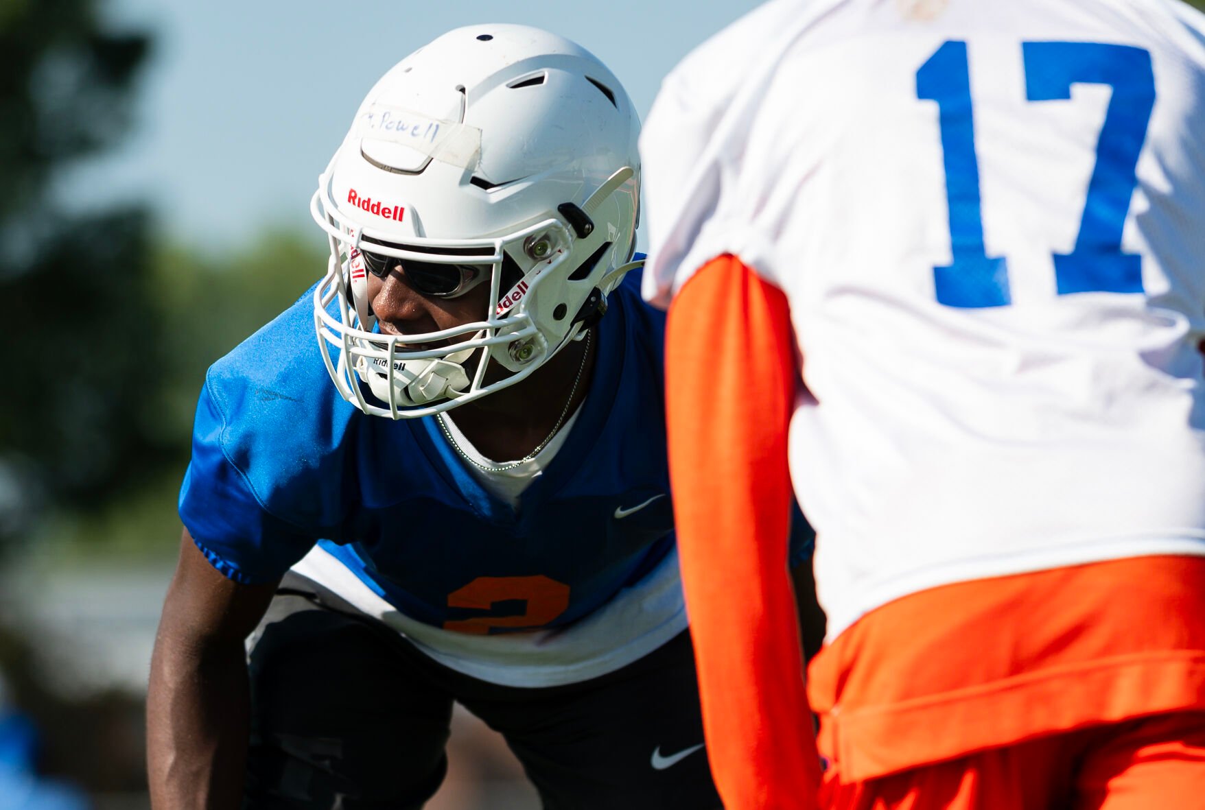 East St. Louis football practice