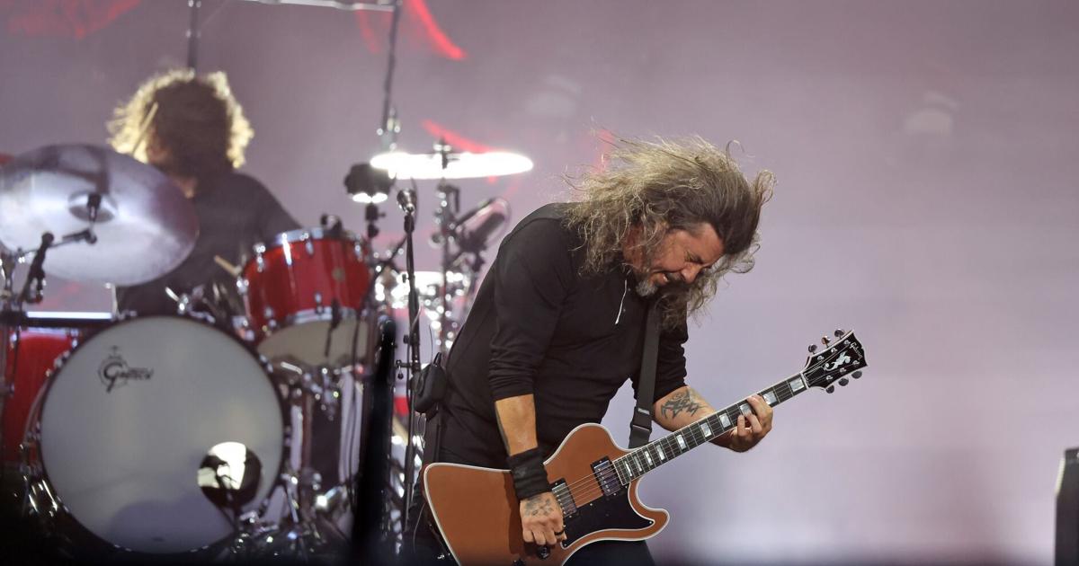 Foo Fighters join AC/DC for St. Louis show. 'Literally a dream come true,' Dave Grohl says