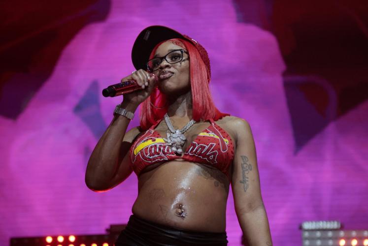 Ƶ rapper Sexyy Red performs at Chaifetz Arena