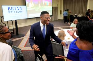 Election night watch party for Brian Williams in St. Louis County Executive Democratic primary
