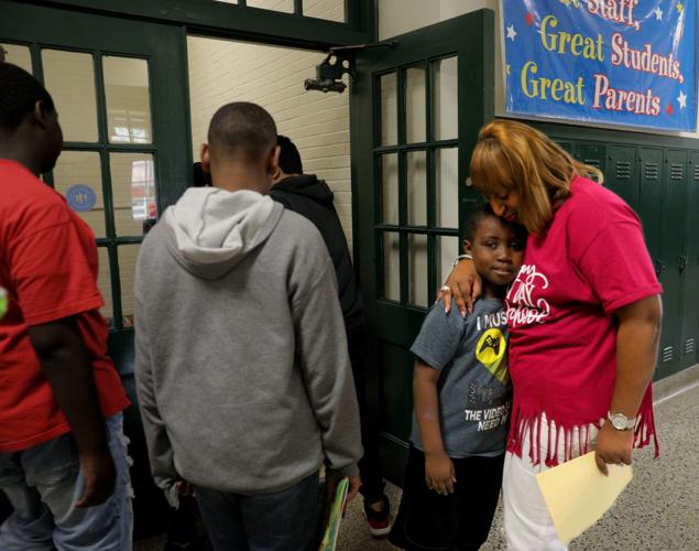 The last day of school at Vogt Elementary in Ferguson