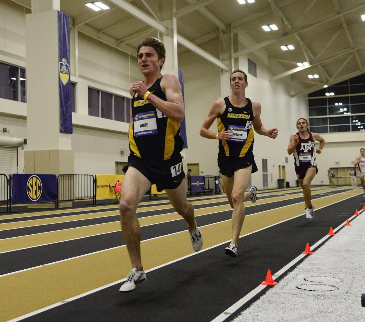Mizzou distance runner White saves best for last