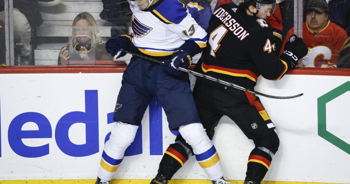 Blues Flames Hockey