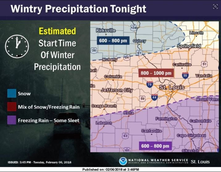 Light snow, potential for freezing rain forecast for parts of St. Louis metro | Metro | www.neverfullbag.com