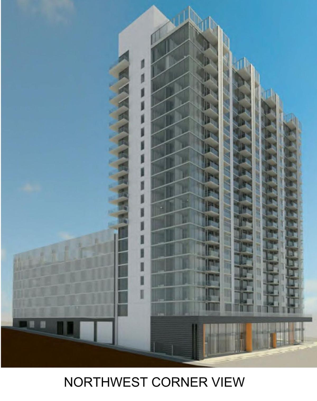 Planned tower in Clayton
