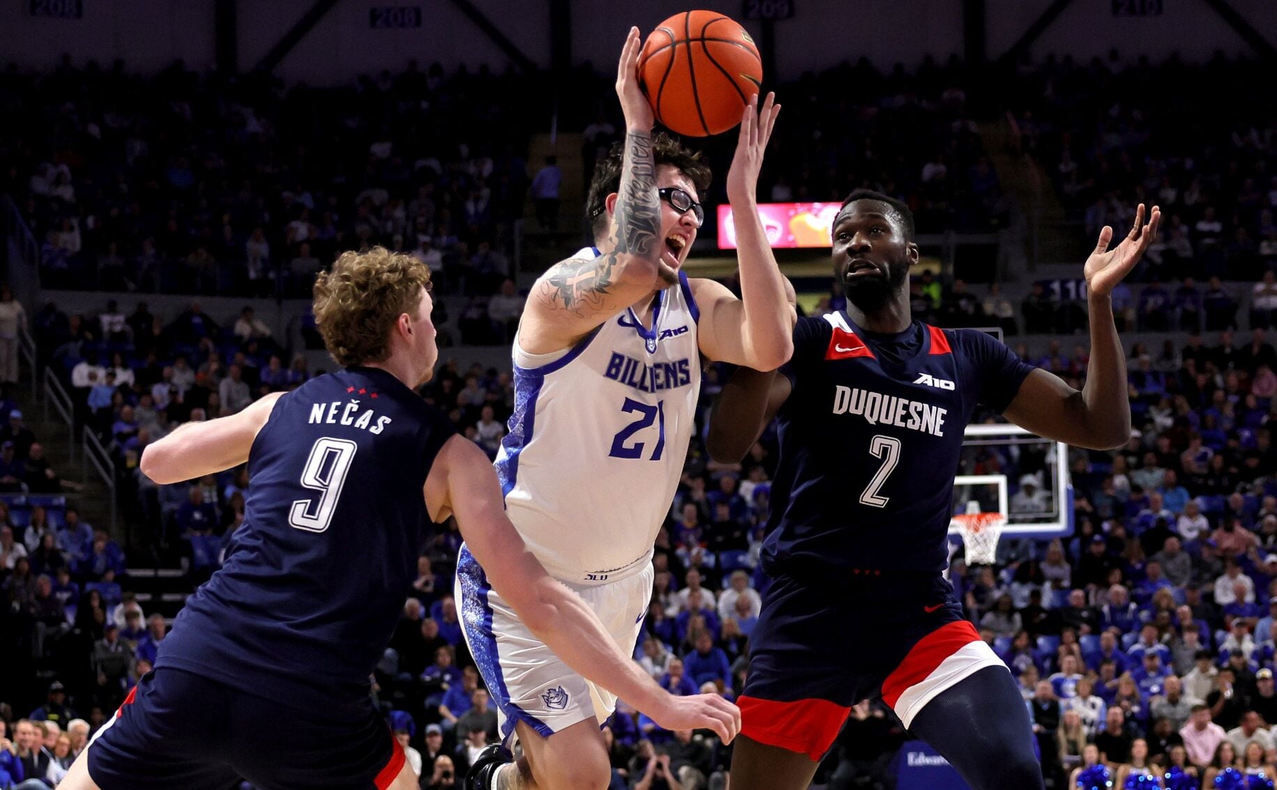 Jacob Raboin Photos: St. Louis University men's basketball beats Duquesne 91-76