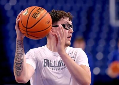 St. Louis University men's basketball practice