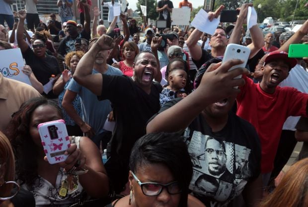 Relative of Michael Brown joins Ferguson protest