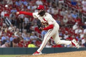 Cardinals take on Rockies at Busch Stadium