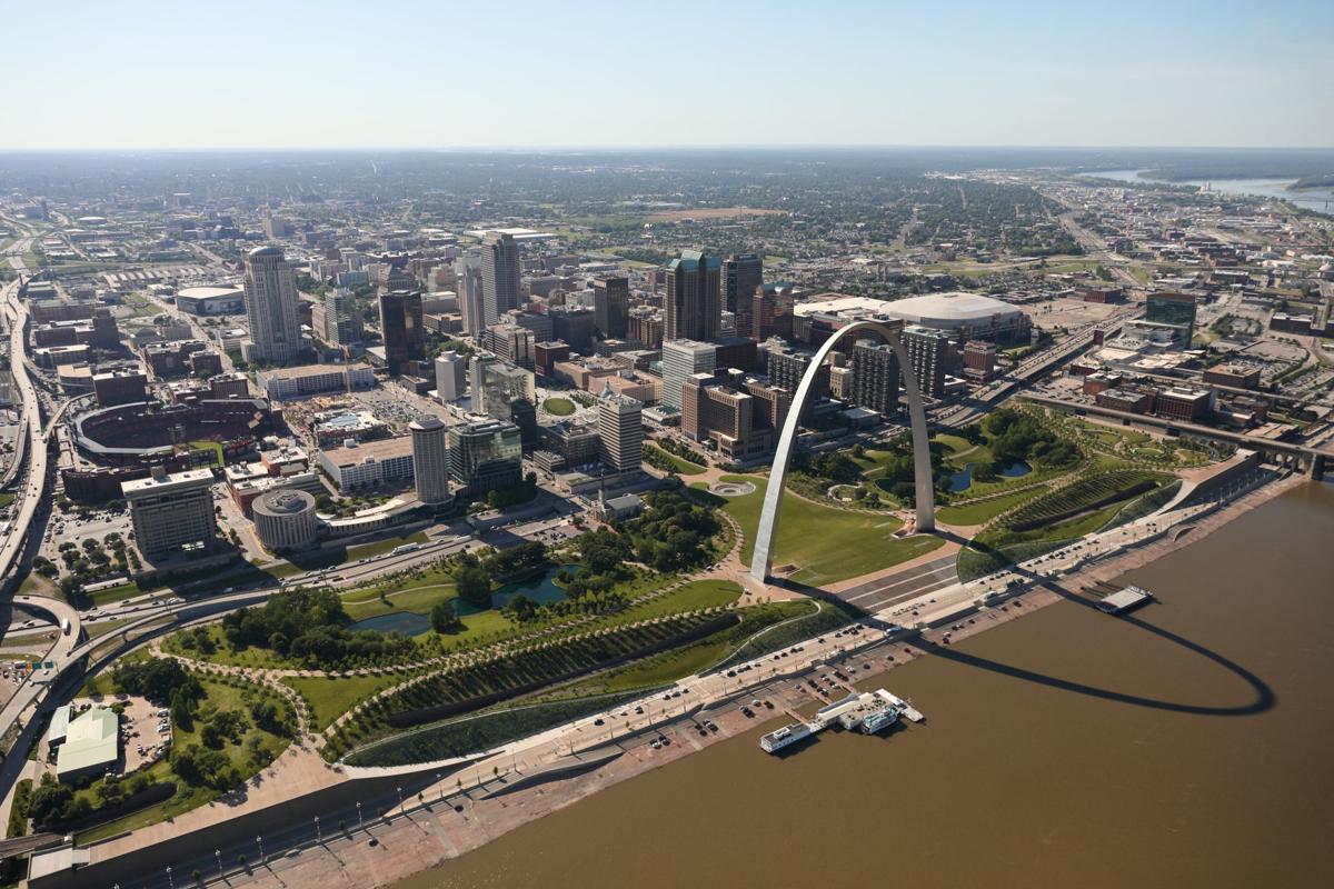 St. Louis Arch and redesigned entrance