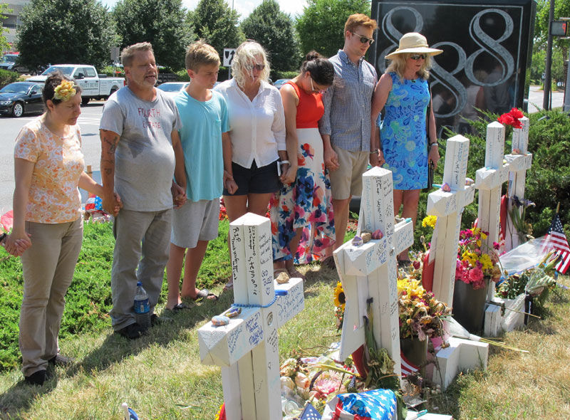 Memorial for Capital Gazette journalists gunned down