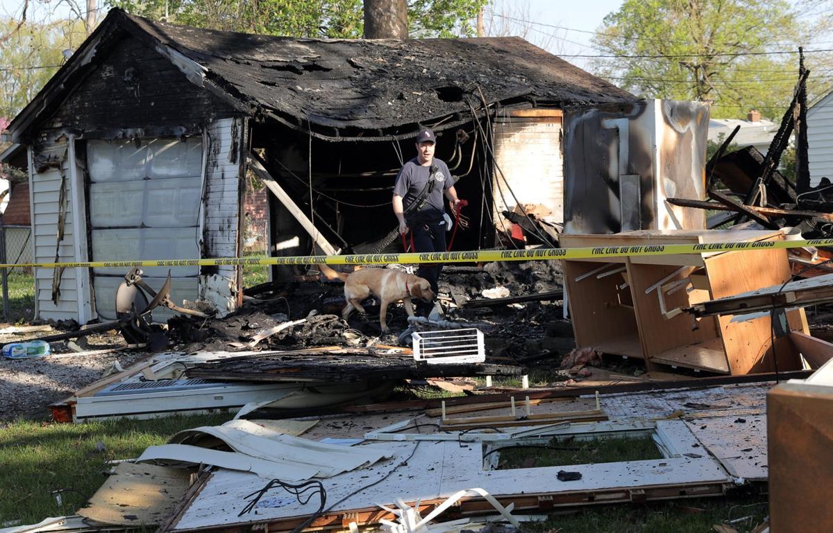 House explodes and burns in Belleville