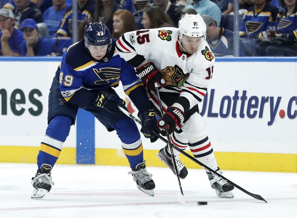 Blackhawks Blues Hockey
