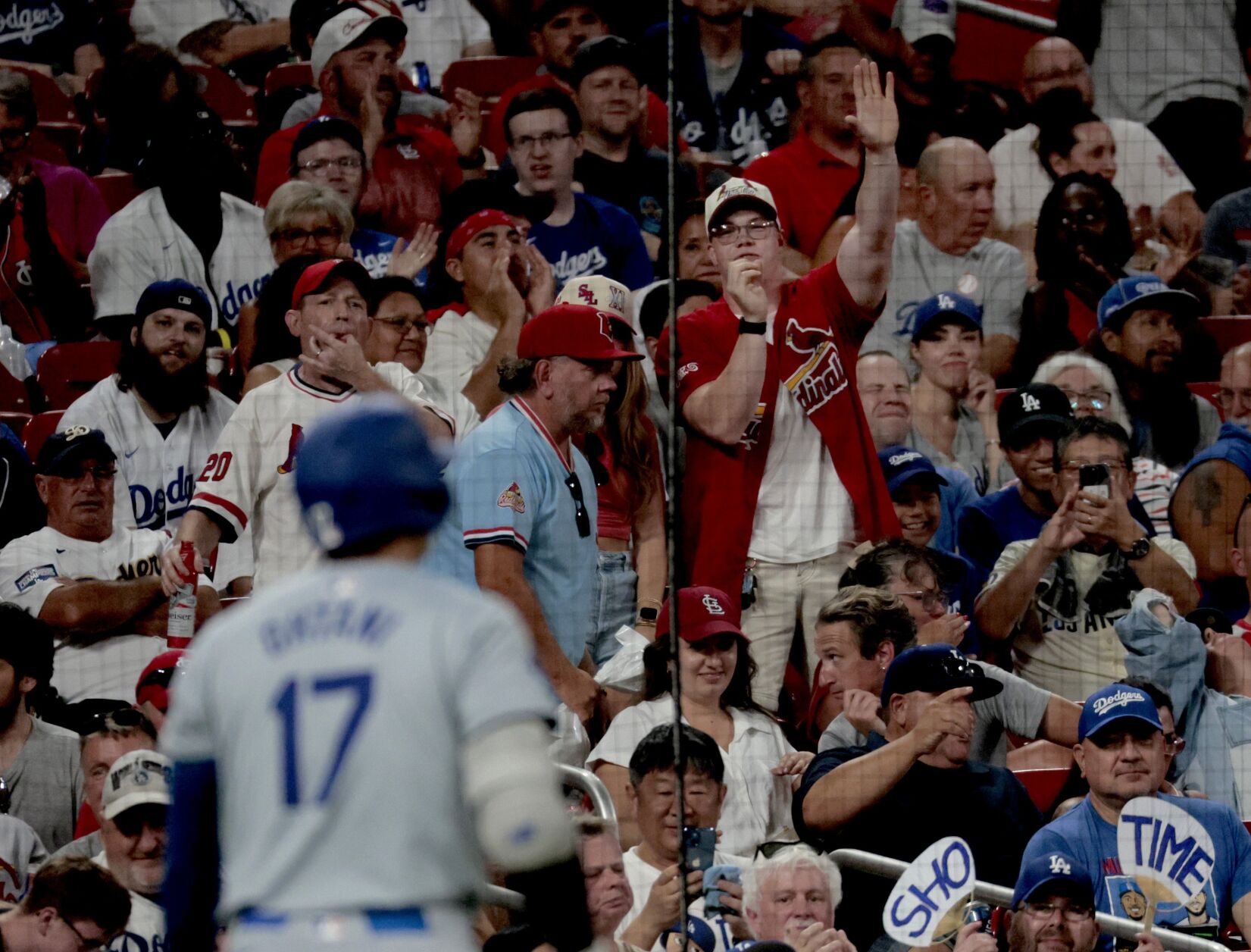 Cardinals face Los Angeles Dodgers