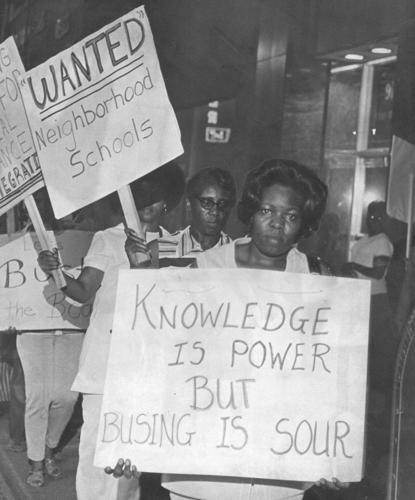 School busing in the St. Louis area