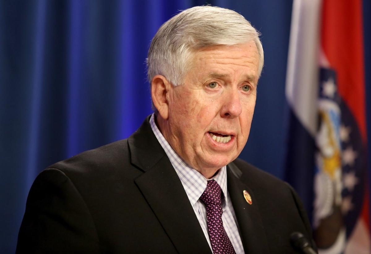 Parson speaks to law enforcement families