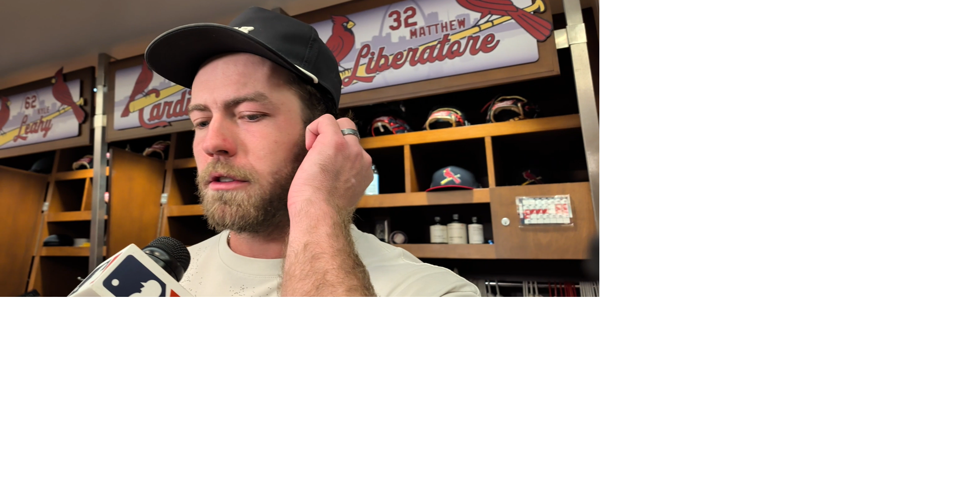 'I still have confidence after that': Cardinals' Matthew Liberatore on first-pitch homer