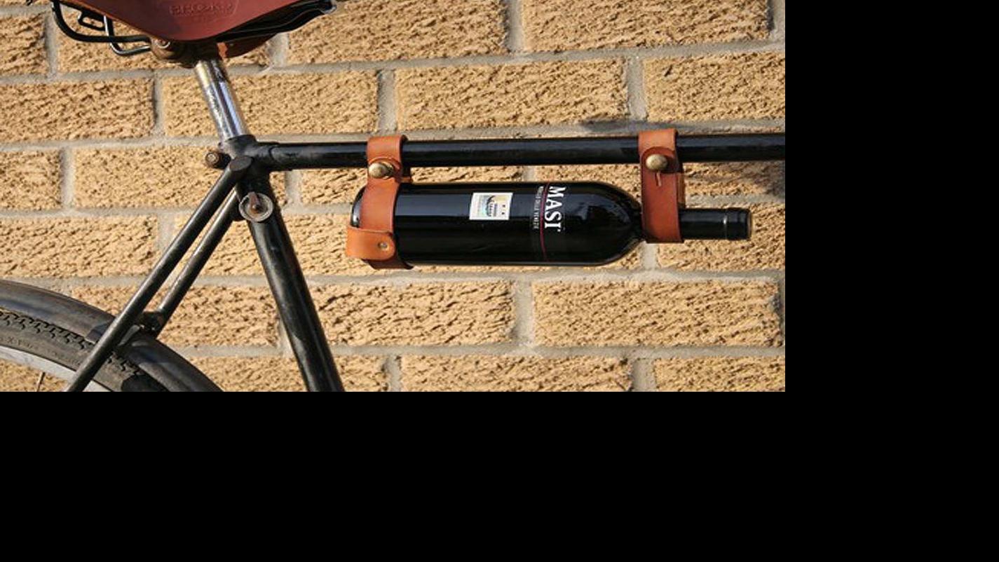 Gear • Bicycle Wine Rack Leather Bike Bottle Holder Health